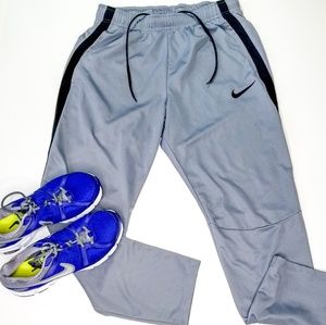Men's Nike gray black running active pants